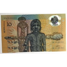 AUSTRALIA 1988 . TEN 10 DOLLARS BANKNOTES . FRASER/JOHNSTON . CONSECUTIVE PAIR